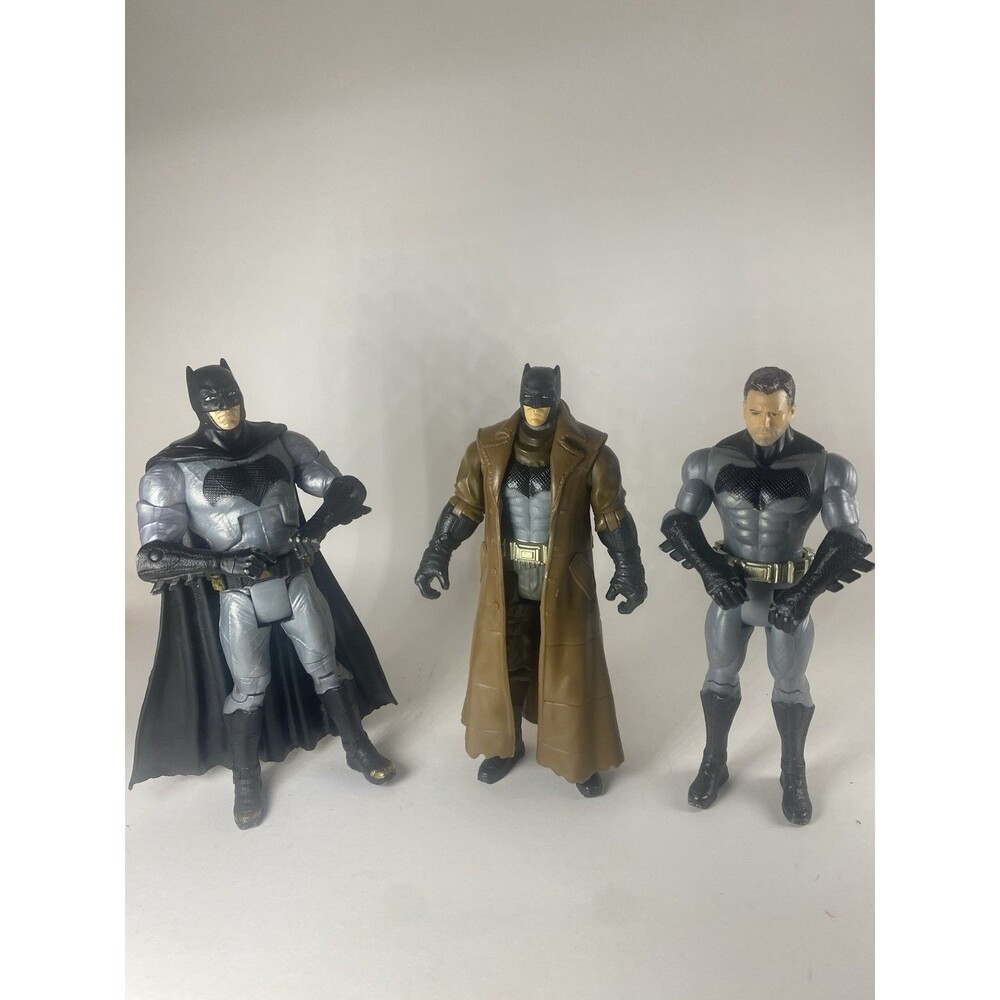Lot of 3 Batman Action Figures 6” Mattel DC Multiverse – Knightmare, Unmasked